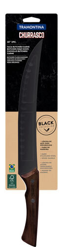 Lihaveitsi ovaalihiottu 25 cm Black
