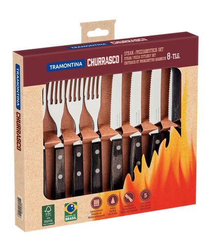 Pihviaterimet Barbecue 8os Polywood