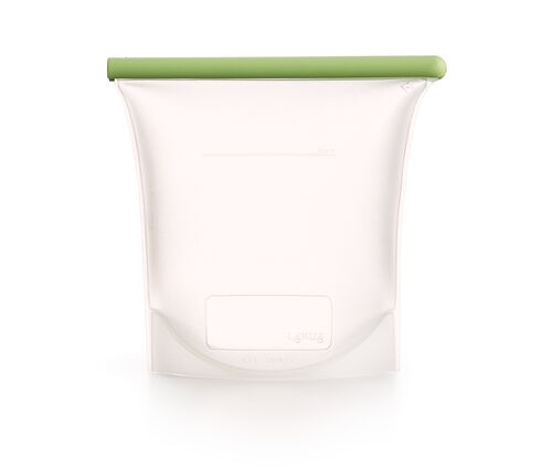 Suljettava silikonipussi 1,5 l
