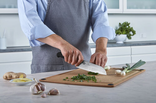 Santoku 17 cm ovaalihiottu