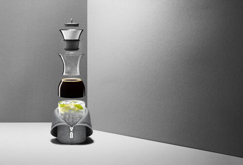 Jääkaappikaadin 1,0 l Black woven