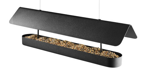 Lintulauta 45 x 11 x 13 cm musta