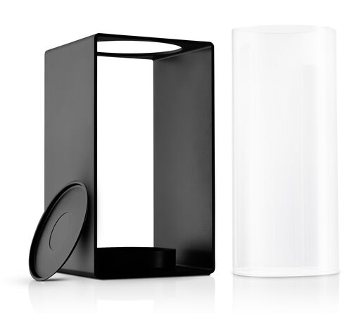 Lyhty Glow 23,5 cm musta