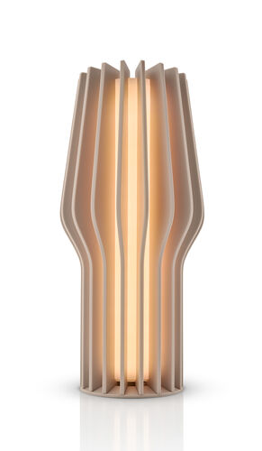 Pöytävalaisin Radiant Pearl beige