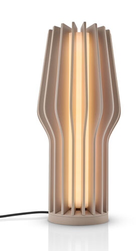 Pöytävalaisin Radiant Pearl beige