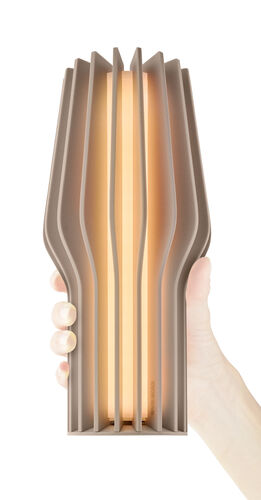 Pöytävalaisin Radiant Pearl beige