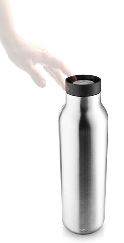 Urban termospullo 0,7 l teräs/musta
