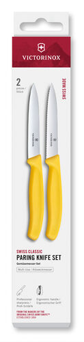 Kuorimaveitset 10 cm 2kpl keltainen