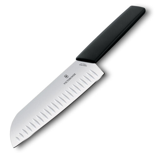 Santoku 17 cm musta