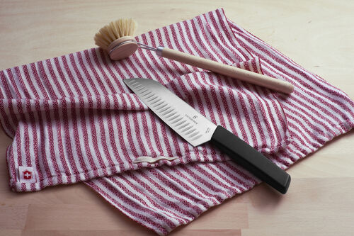 Santoku 17 cm musta