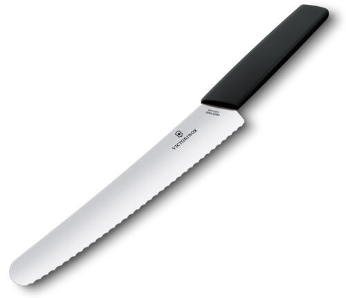 Leipäveitsi 22 cm musta