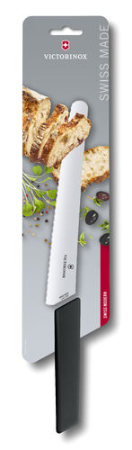 Leipäveitsi 22 cm musta