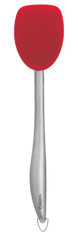 Silikonilusikka, pun, 29 cm