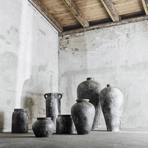 Echo Jar 40 cm Rust Grey