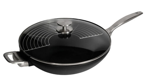 CXD Wok+kansi+ritilä 32cm/5,0 l ind