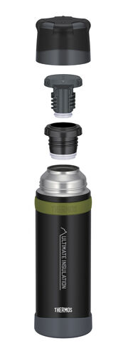 Ultimate termospullo 0,75 l harmaa