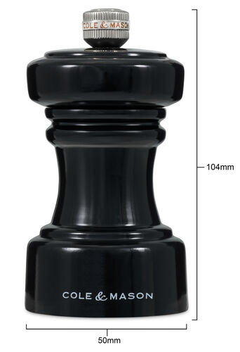 Hoxton suolamylly 10,4 cm Black Gl.