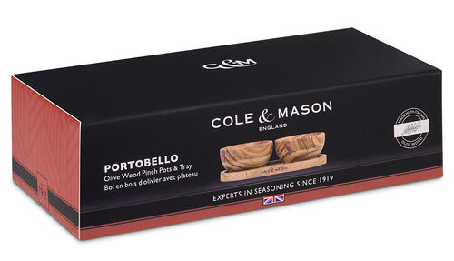 Portobello maustekulhot Olive Wood