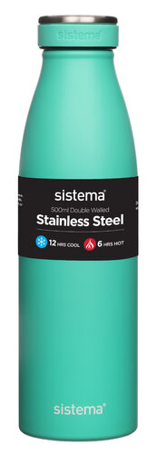 Teräksinen juomapullo 500 ml