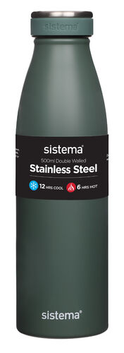 Teräksinen juomapullo 500 ml