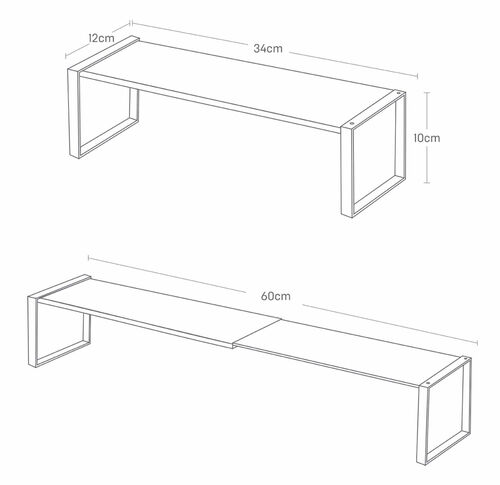 Frame säädettävä kenkäteline valk.