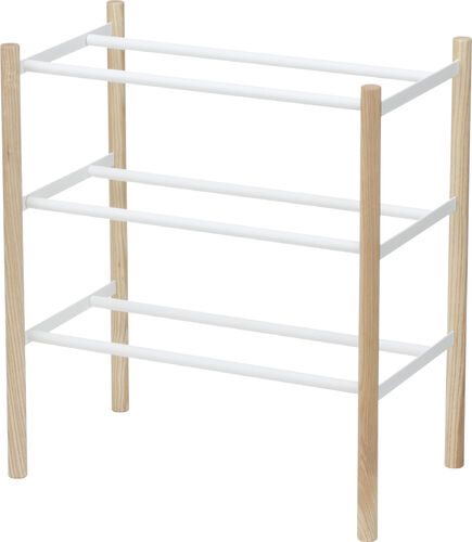 Plain kenkäteline pidennettävä valk