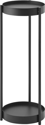 Tower sivupöytä pyörillä musta