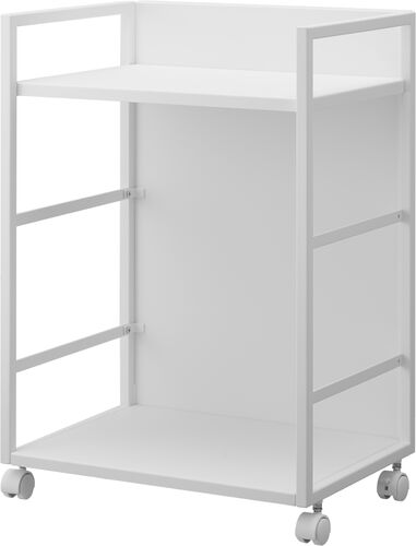 Tower säilytysvaunu 2 tasoa valk.
