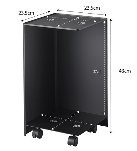 Tower WC-paperisäilytin musta
