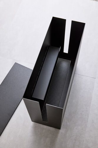 Tower johtolaatikko musta