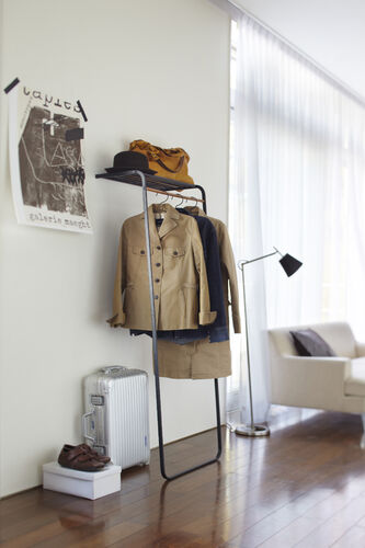 Tower vaateteline Shelf musta